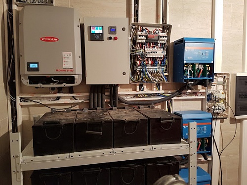 Солнечная электростанция UST-PS-PV13750-A800-INV-3x5000&150003ф. 15 кВт, Номинальная мощность 15кВА/13,5кВт, Пиковая мощность 30 кВт, Транзит мощности 66 кВт. г.Омск